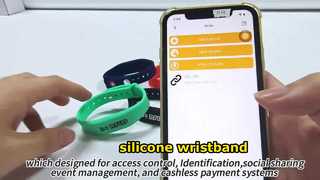 RFID সিলিকন রিস্টব্যান্ড